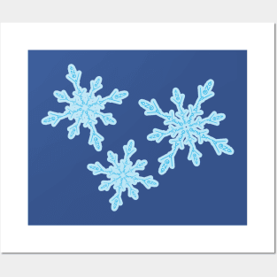 Snowflakes Posters and Art